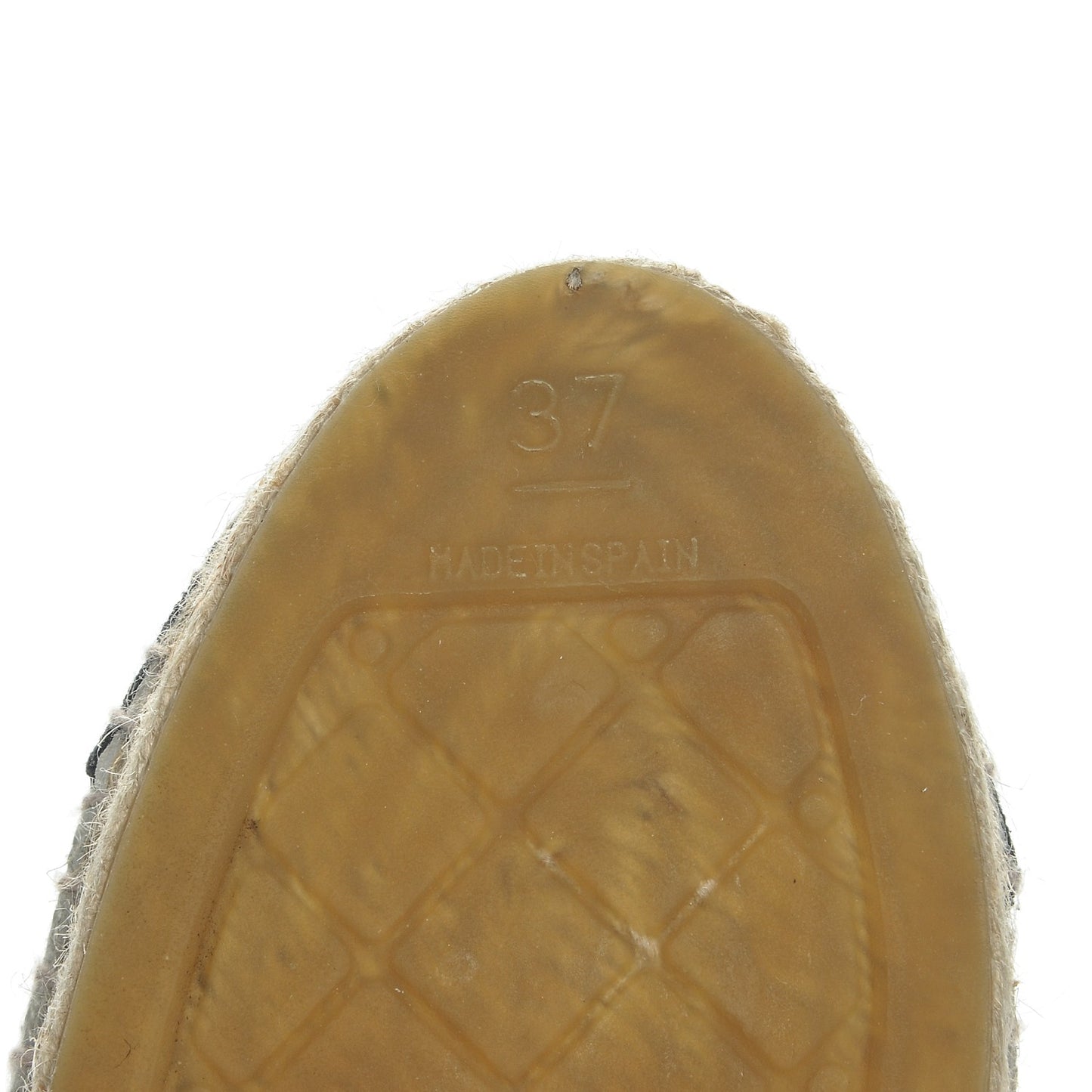 Toile CC Espadrilles 37 Beige Black