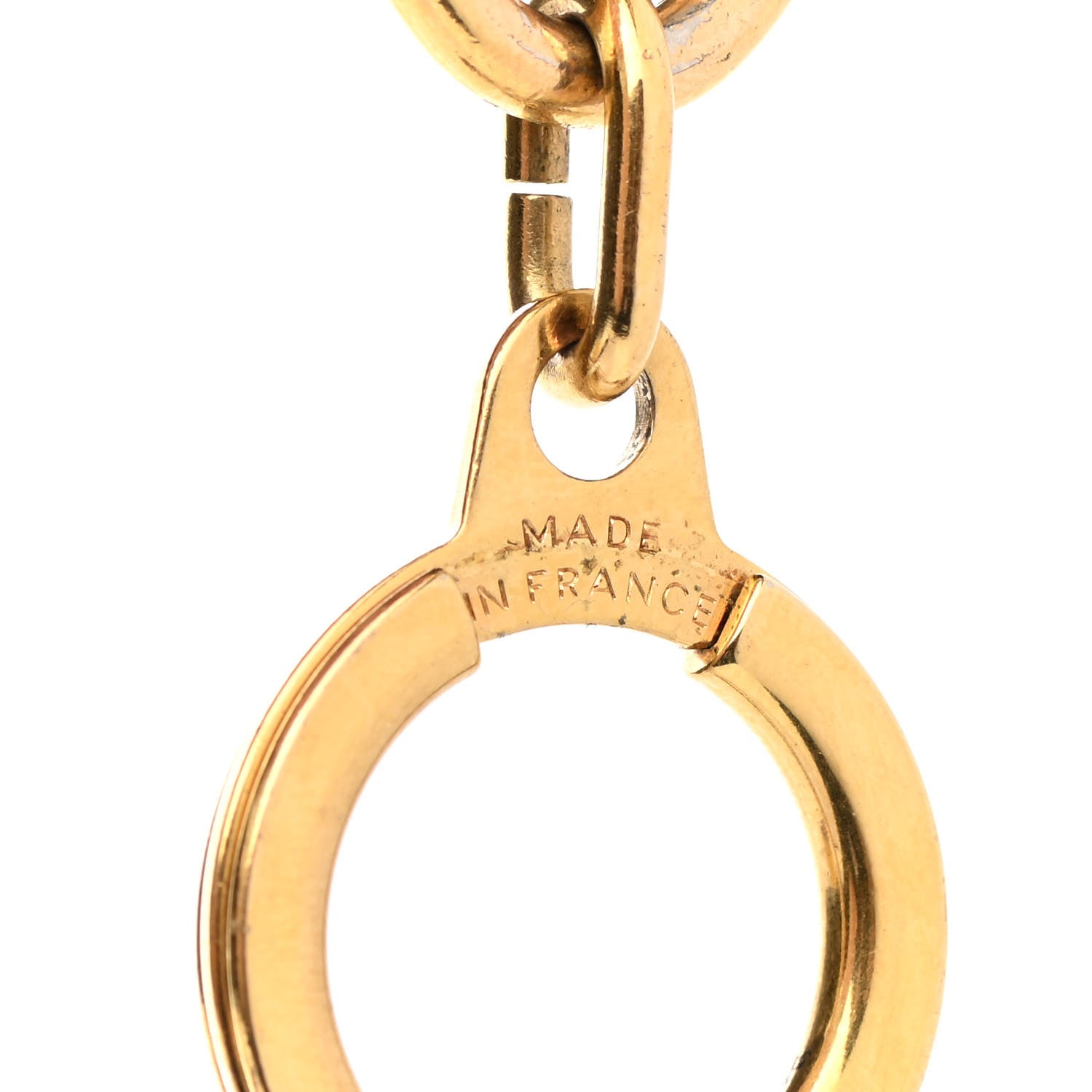 Louis Vuitton Pochette Extender Key Ring Gold 4 of 5