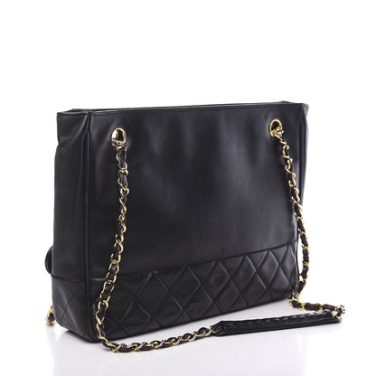 Chanel Lambskin Quilted Shoulder Bag Black 2 of 10