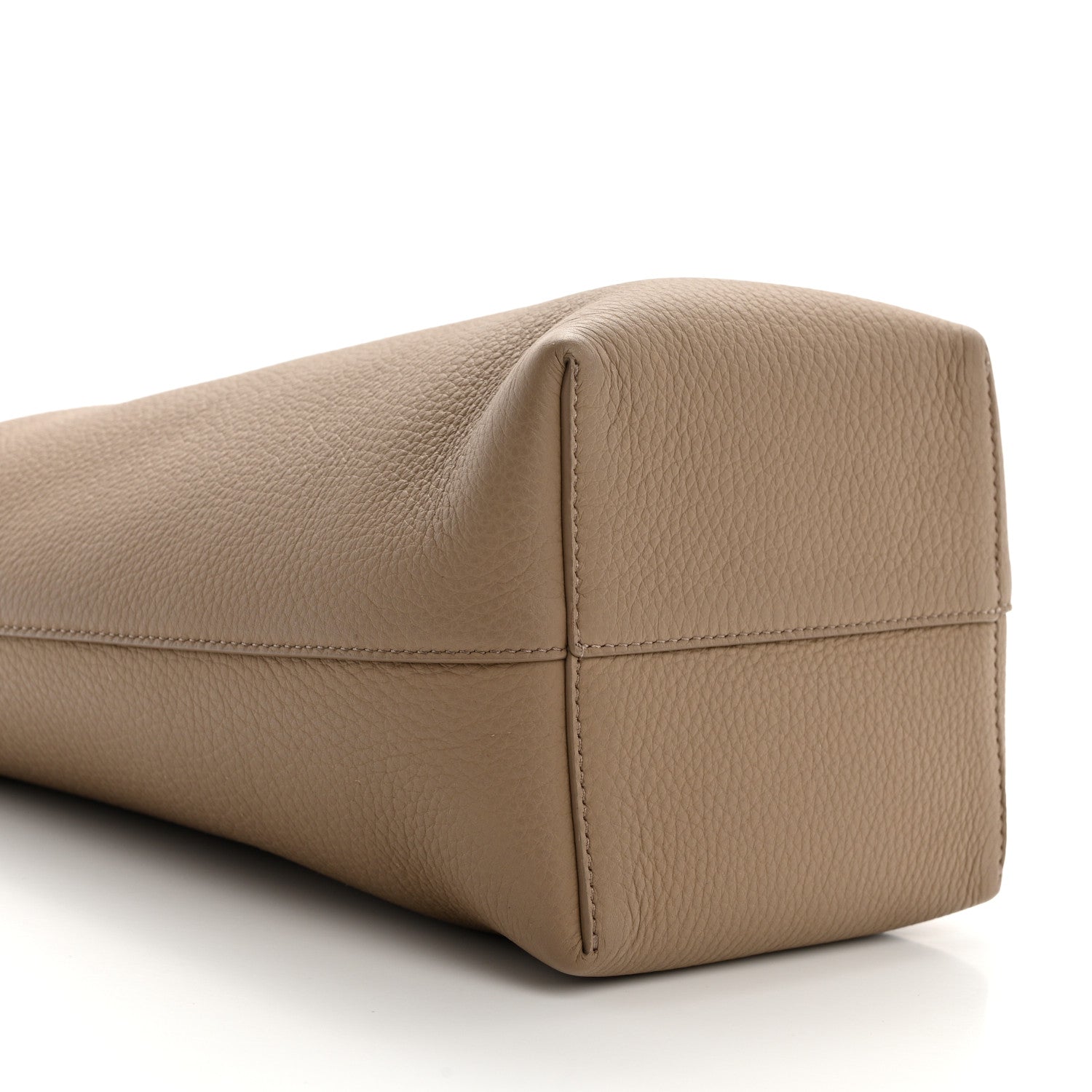 The Row Grained Calfskin Small N/S Park Tote Dark Taupe 8 of 9