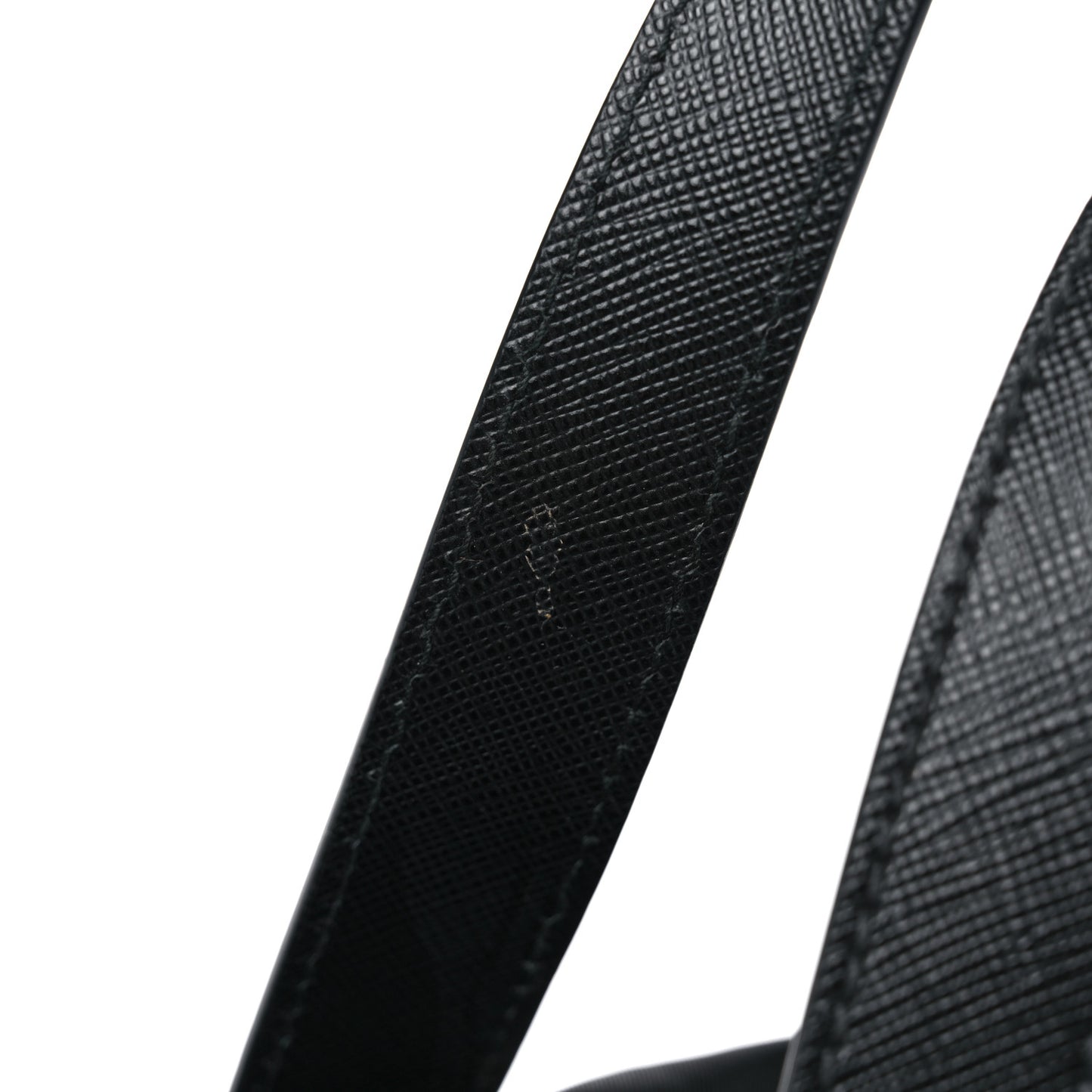 Tessuto Nylon Saffiano Briefcase Black