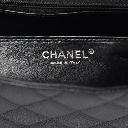 Chanel Caviar Quilted Maxi Single Flap Black 7 of 12