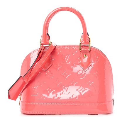 Louis Vuitton Vernis Alma BB Rose Litchi 1 of 15