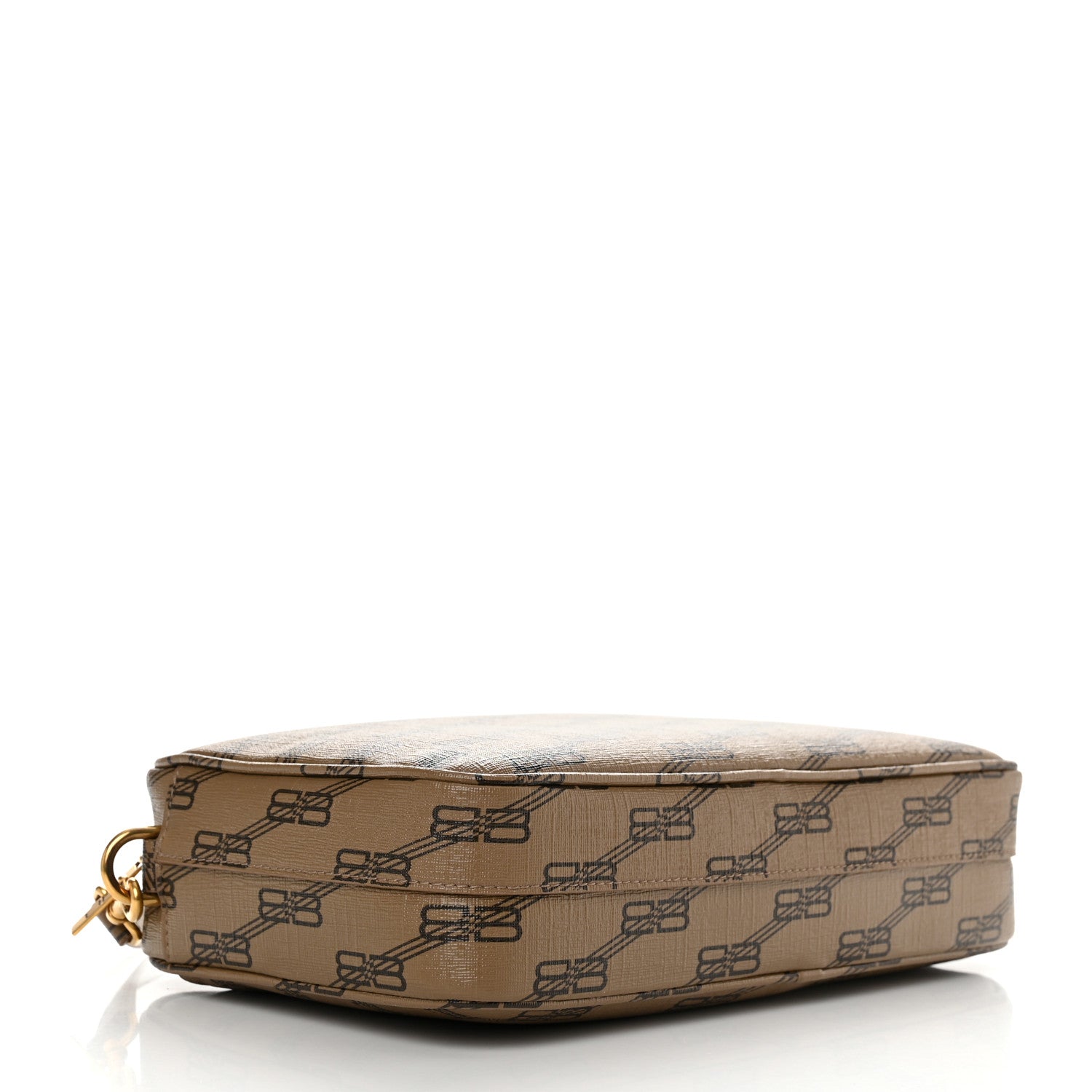 Balenciaga Coated Canvas BB Monogram Medium Signature Camera Bag Beige Brown 4 of 10