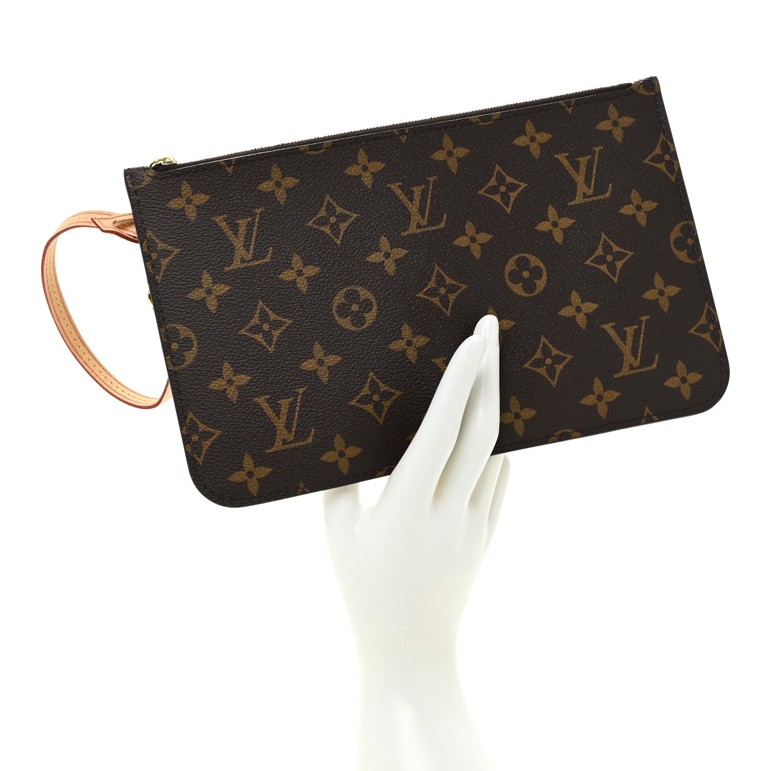 Louis Vuitton Monogram Neverfull MM GM Pochette 2 of 10