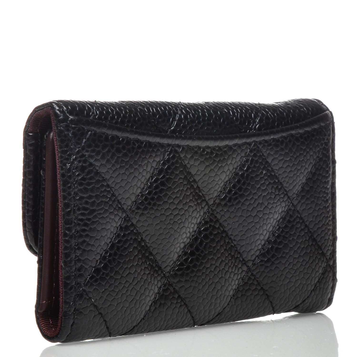 Chanel Caviar Quilted 6 Key Holder Black 3 of 8