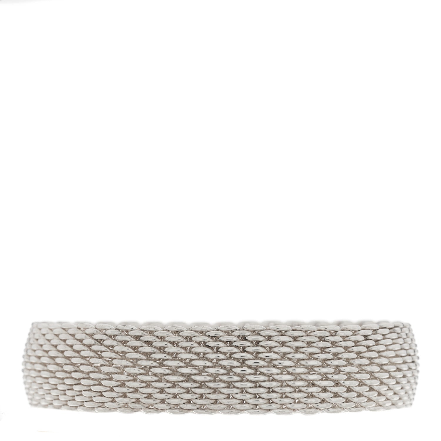 Tiffany Sterling Silver Somerset Mesh Bracelet 1 of 3
