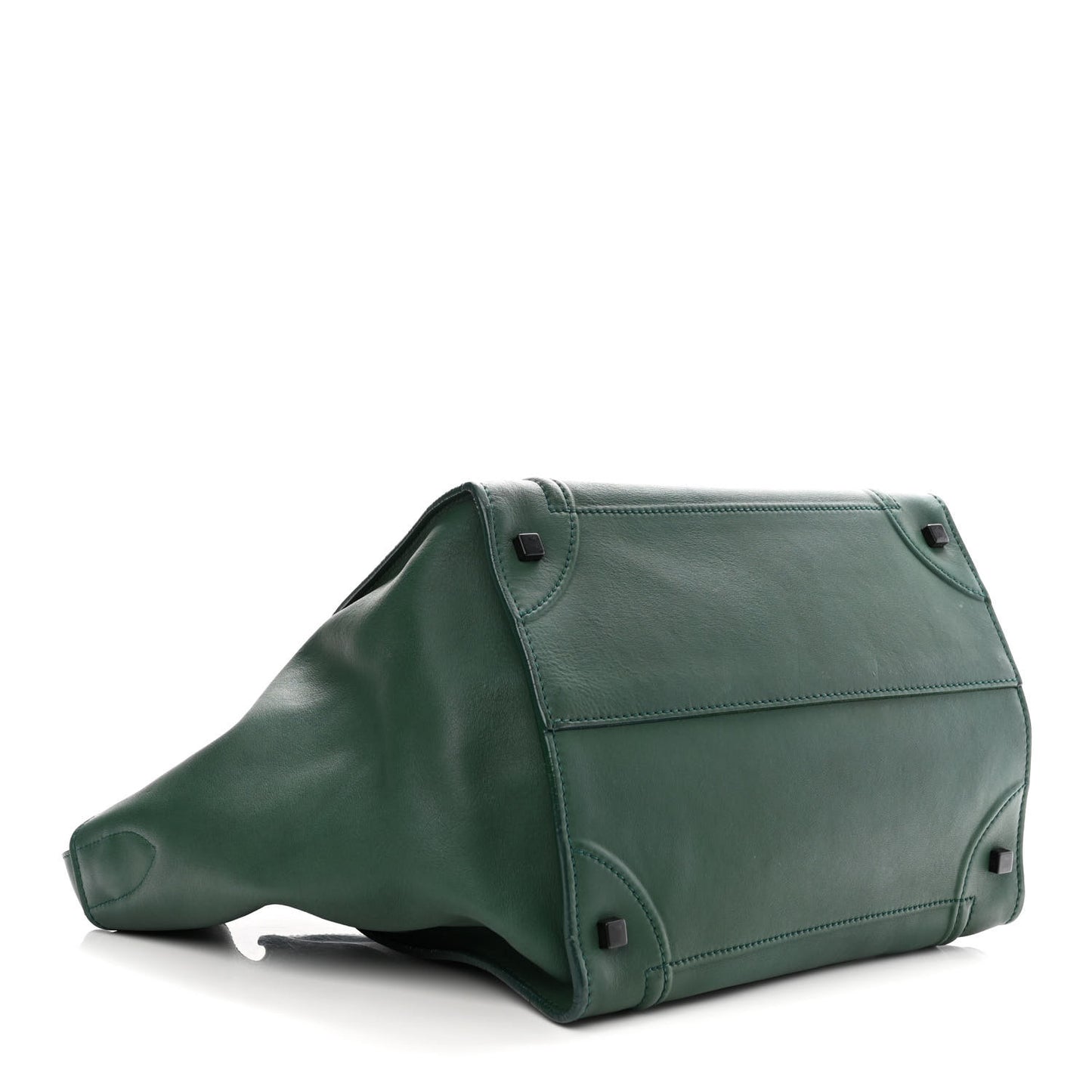 Supple Calfskin Medium Phantom Luggage Emerald