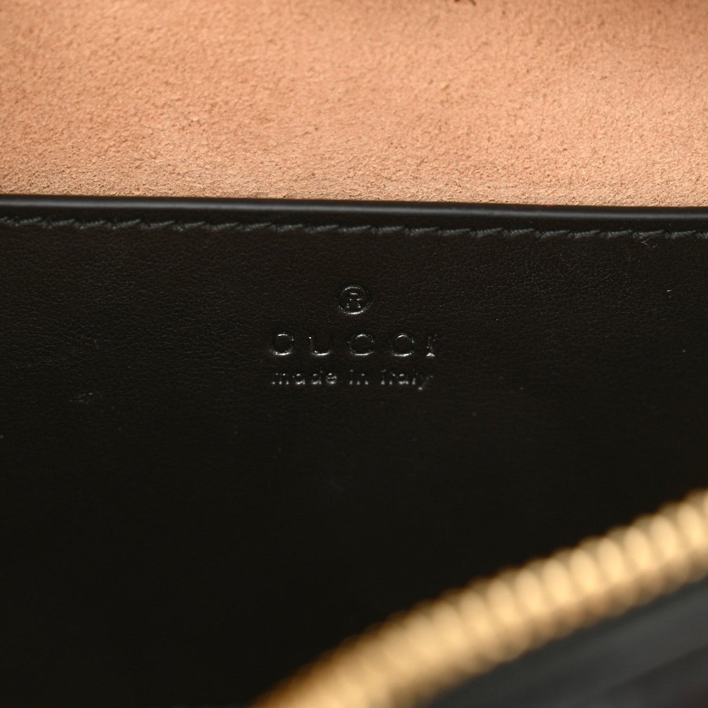 Calfskin Matelasse Diagonal Mini InterLocking G Heart Shoulder Bag Black