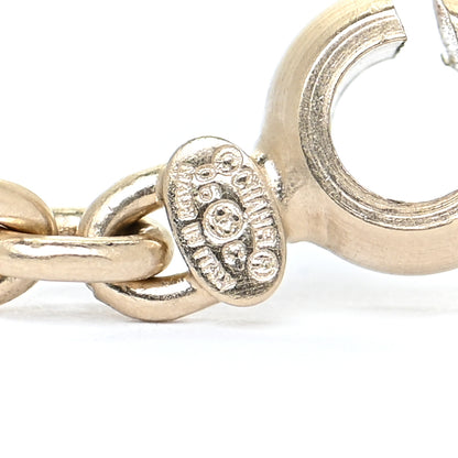 Chanel Resin Crystal Bag Charm Gold 4 of 4