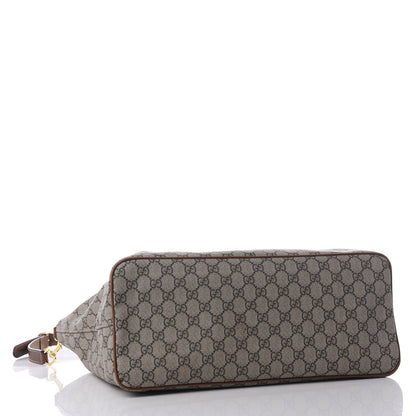 Gucci Soft GG Supreme Monogram Medium Crossbody Tote Beige Cuir 3 of 12
