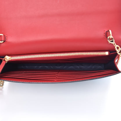 Gucci GG Supreme Monogram Blooms Chain Wallet Blue 5 of 8