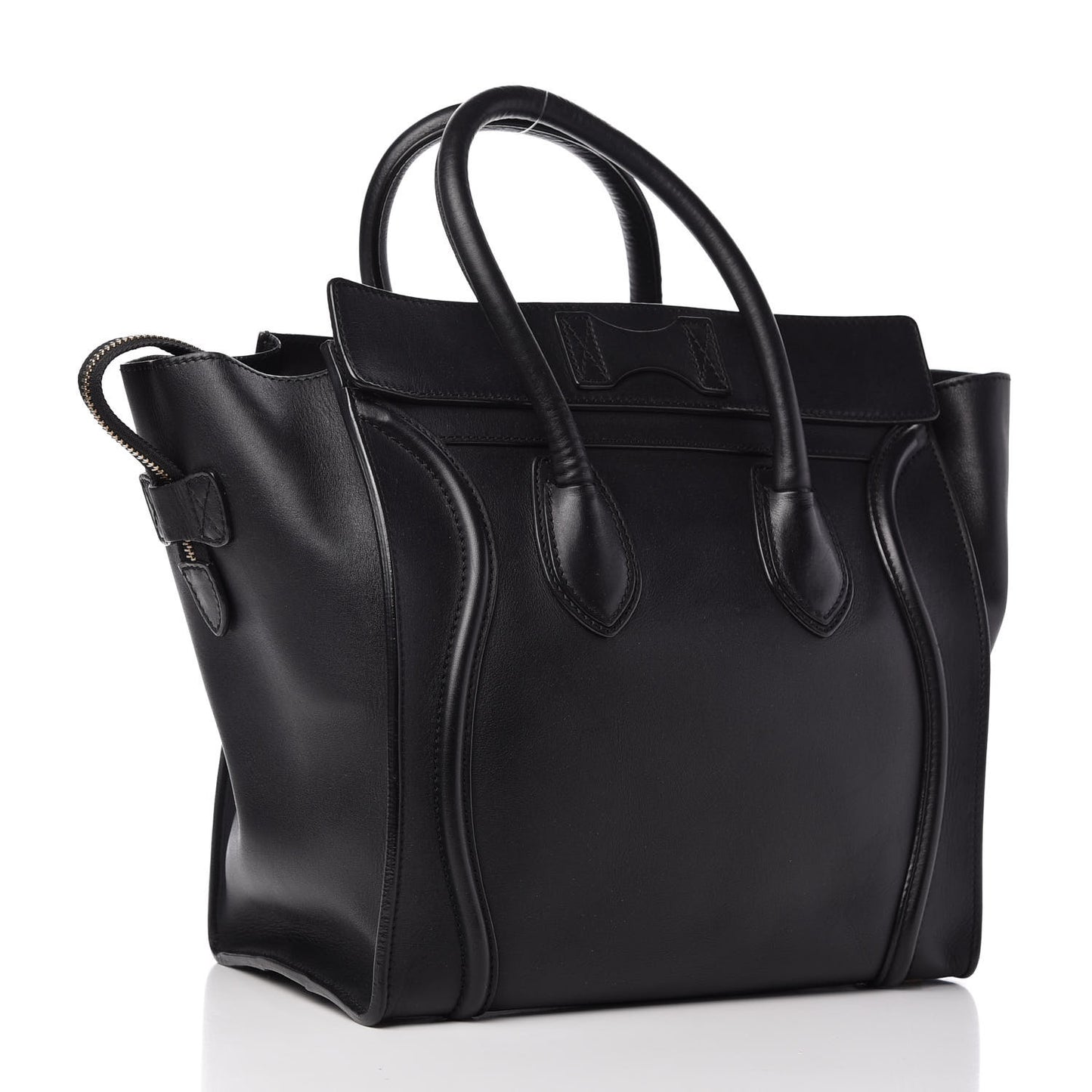 Smooth Calfskin Mini Luggage Black