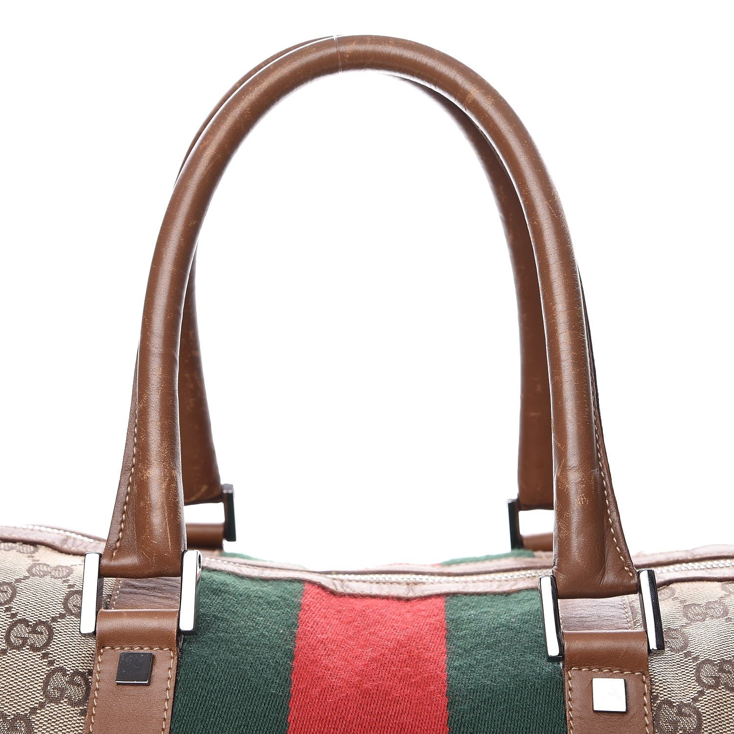 Gucci Monogram Web Duffle Bag 13 of 21