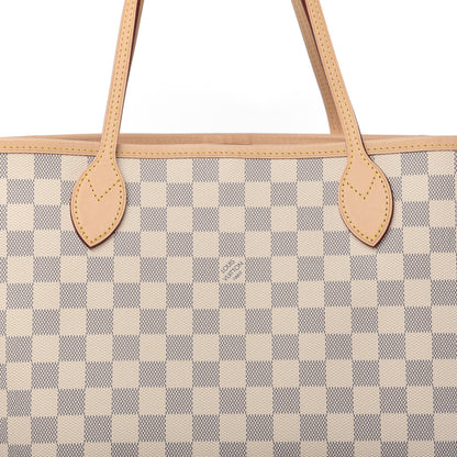 Louis Vuitton Damier Azur Neverfull MM 9 of 10
