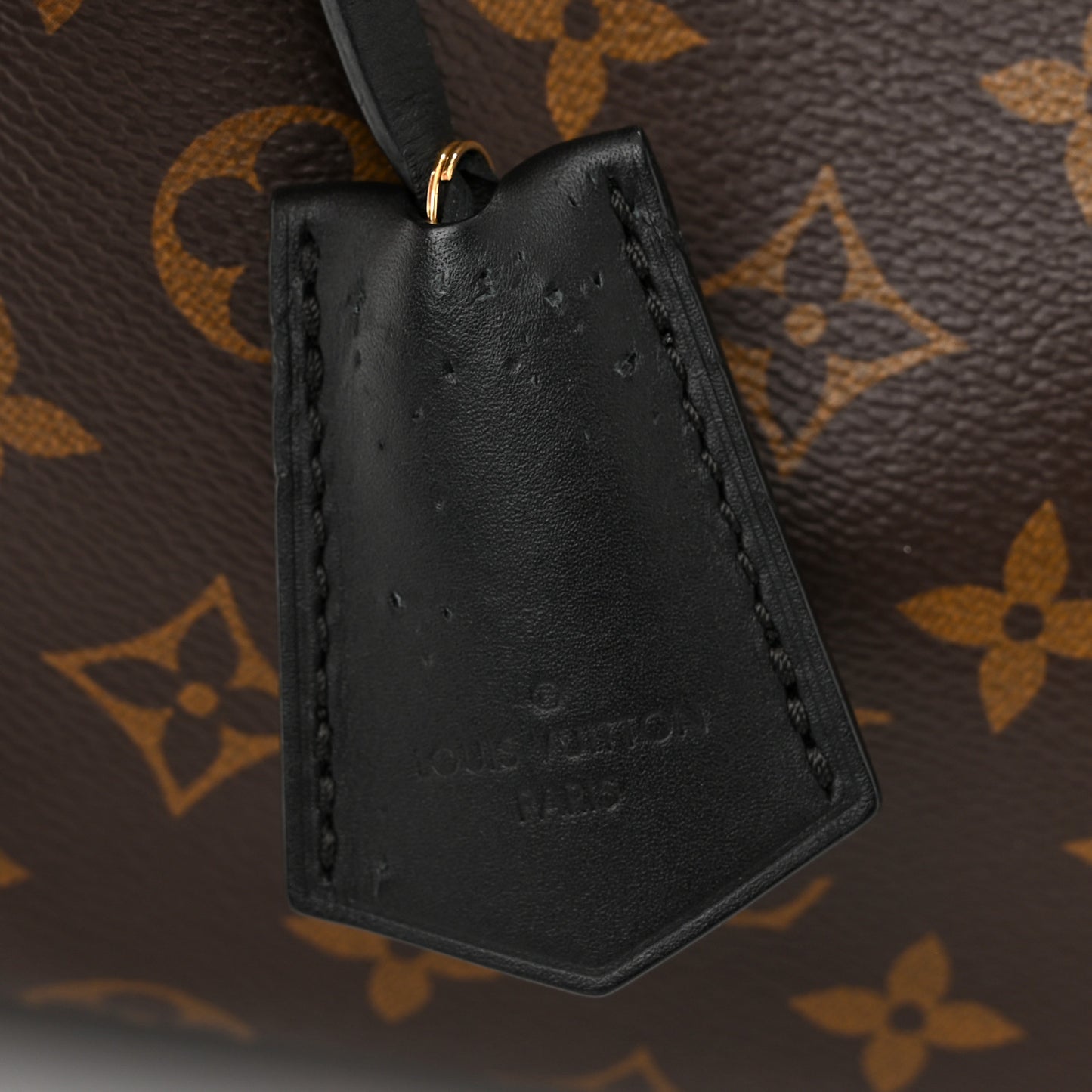 Monogram Flower Hobo Black