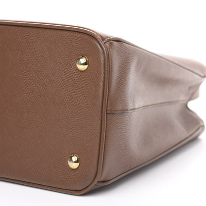 Prada Saffiano Lux Medium Tote Palissandro 10 of 10