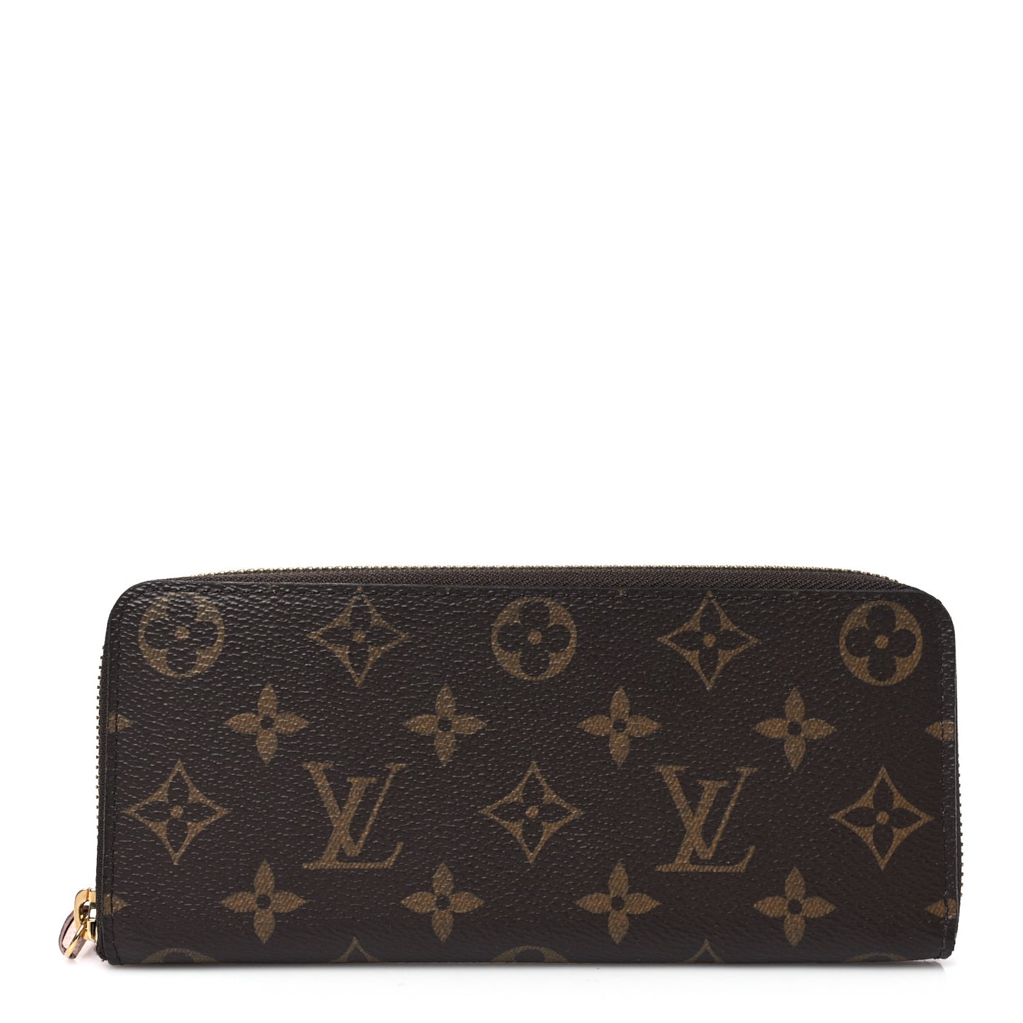 Monogram Clemence Wallet Rose Ballerine