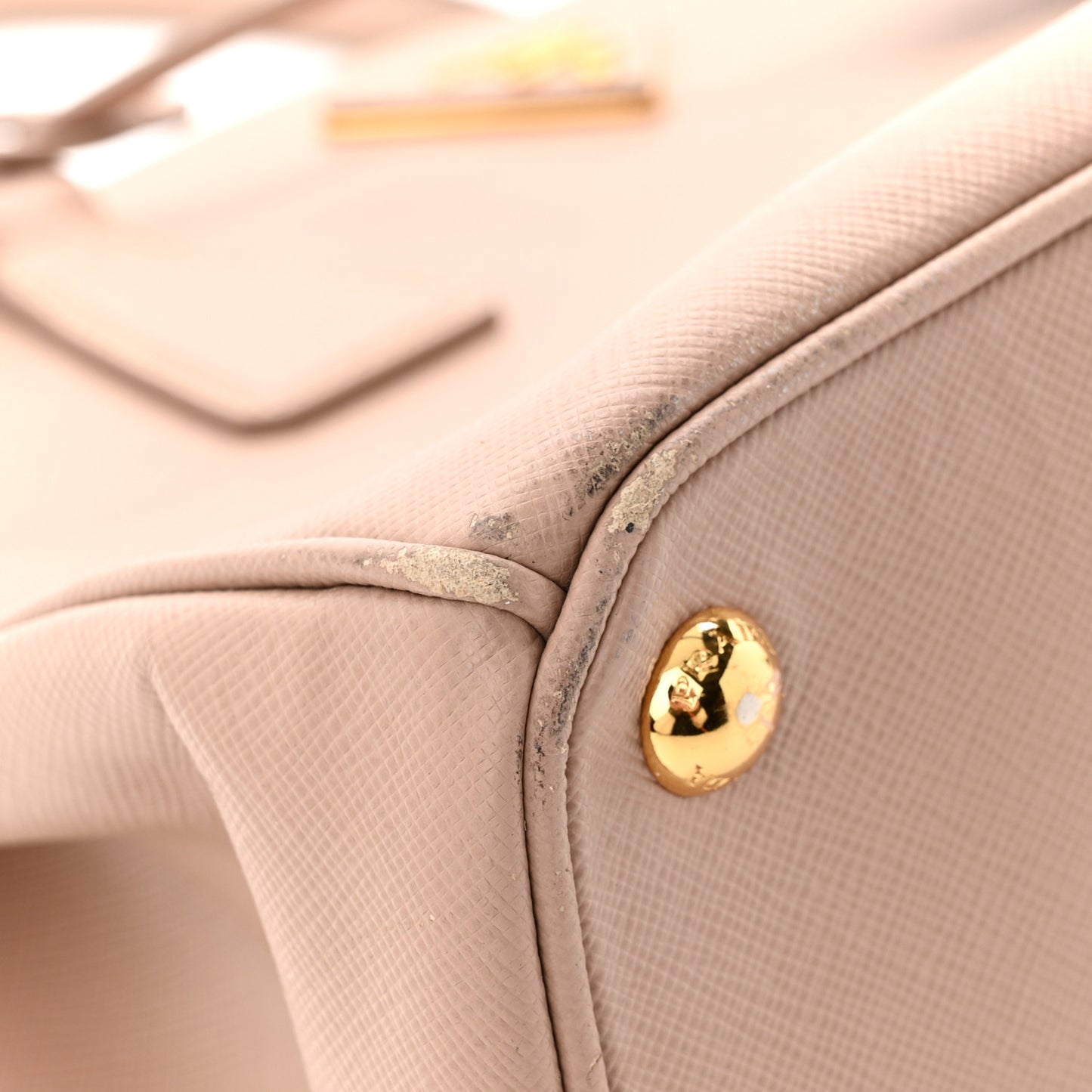 Saffiano Small Galleria Double Zip Tote Cammeo