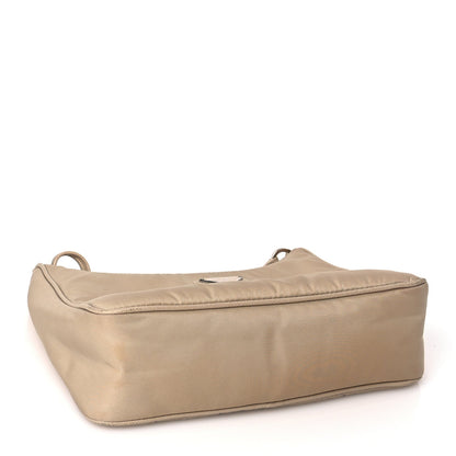 Prada Re-Nylon Saffiano Mini Re-Edition 2005 Bag Deserto 3 of 8
