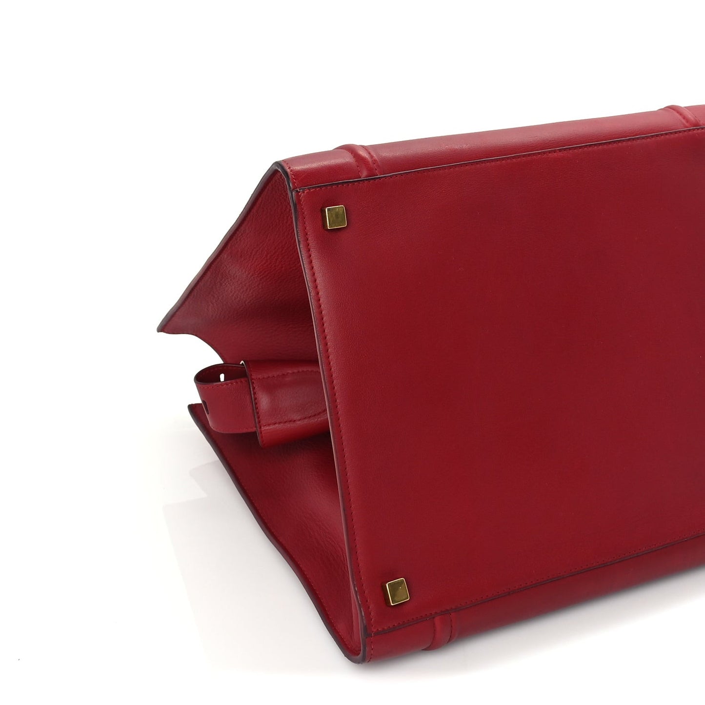 Supple Calfskin Medium Phantom Luggage  Red