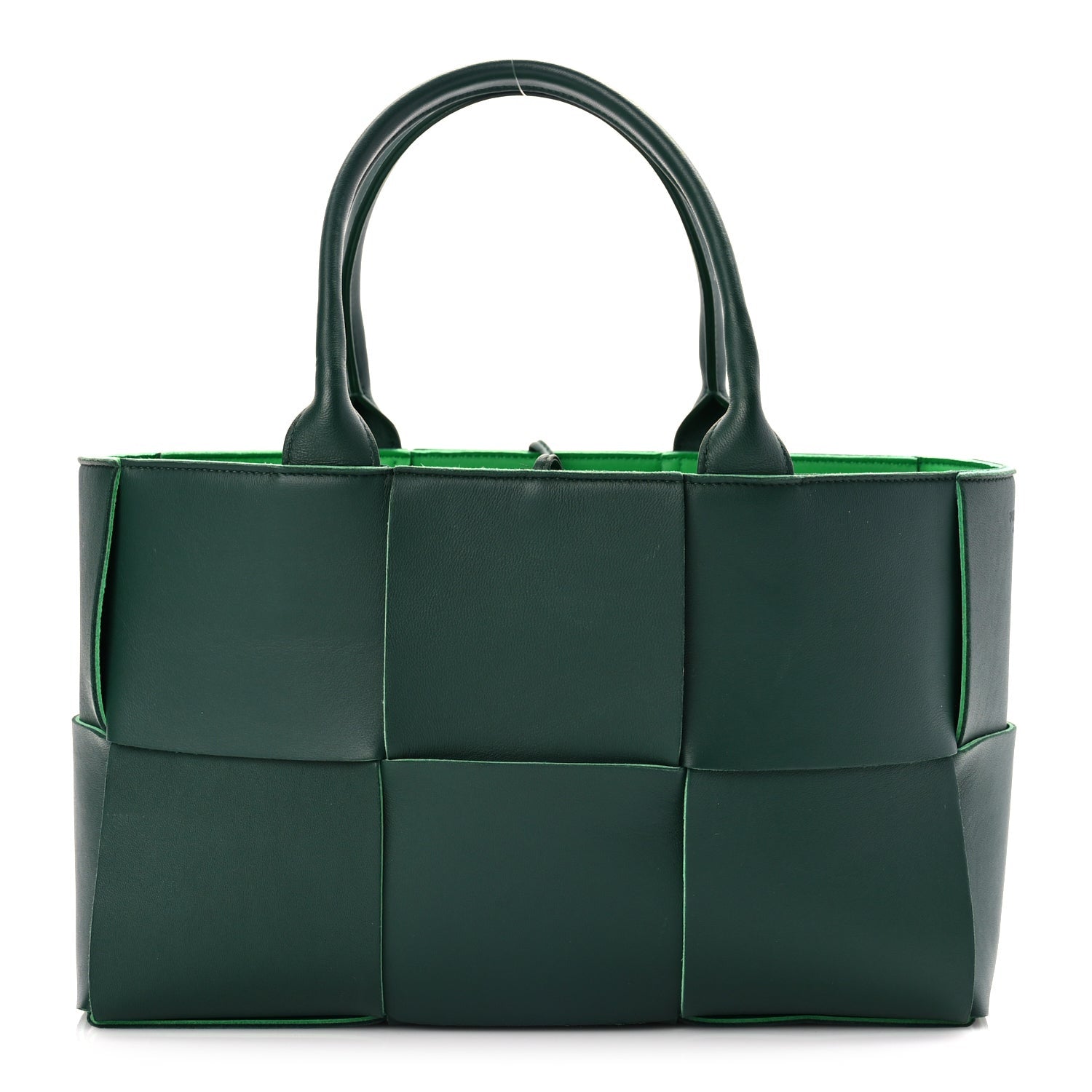 Bottega Veneta Calfskin Maxi Intrecciato Small Arco Tote Raintree 1 of 8