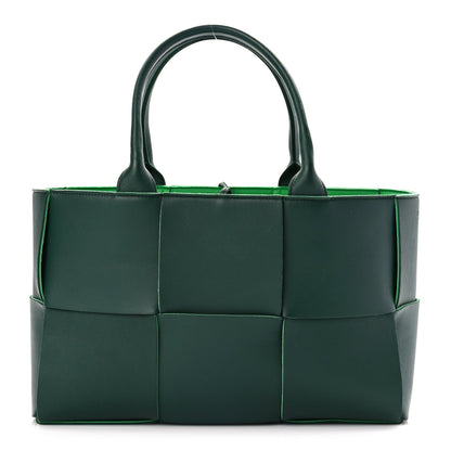 Bottega Veneta Calfskin Maxi Intrecciato Small Arco Tote Raintree 1 of 8