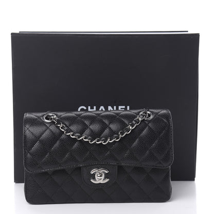 Chanel Caviar Quilted Small Double Flap Black 12 of 12