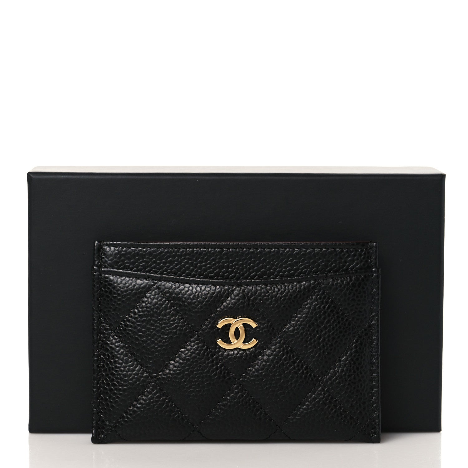 Chanel Caviar Quilted Card Holder Black 9 of 9