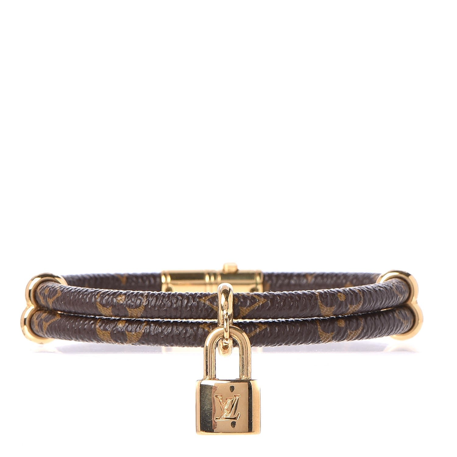 Louis Vuitton Monogram Keep It Twice Bracelet 19 1 of 4