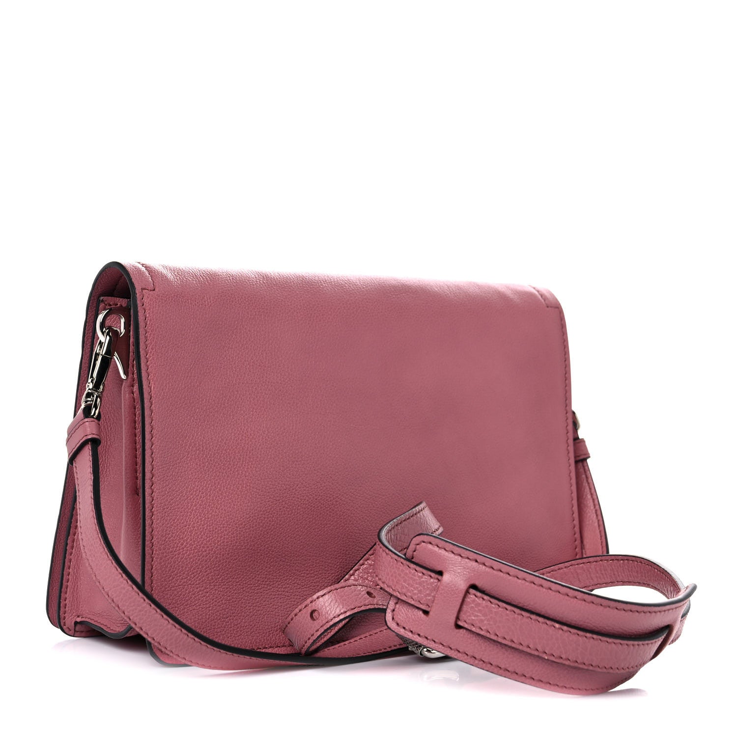 Prada Glace Calf Shoulder Bag Pink 2 of 8