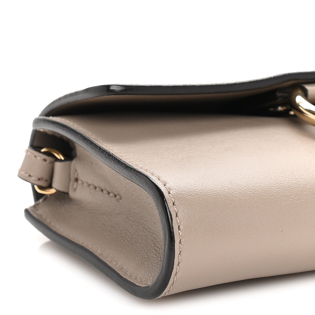 Chloe Suede Calfskin Small Faye Shoulder Bag Grey 7 of 8
