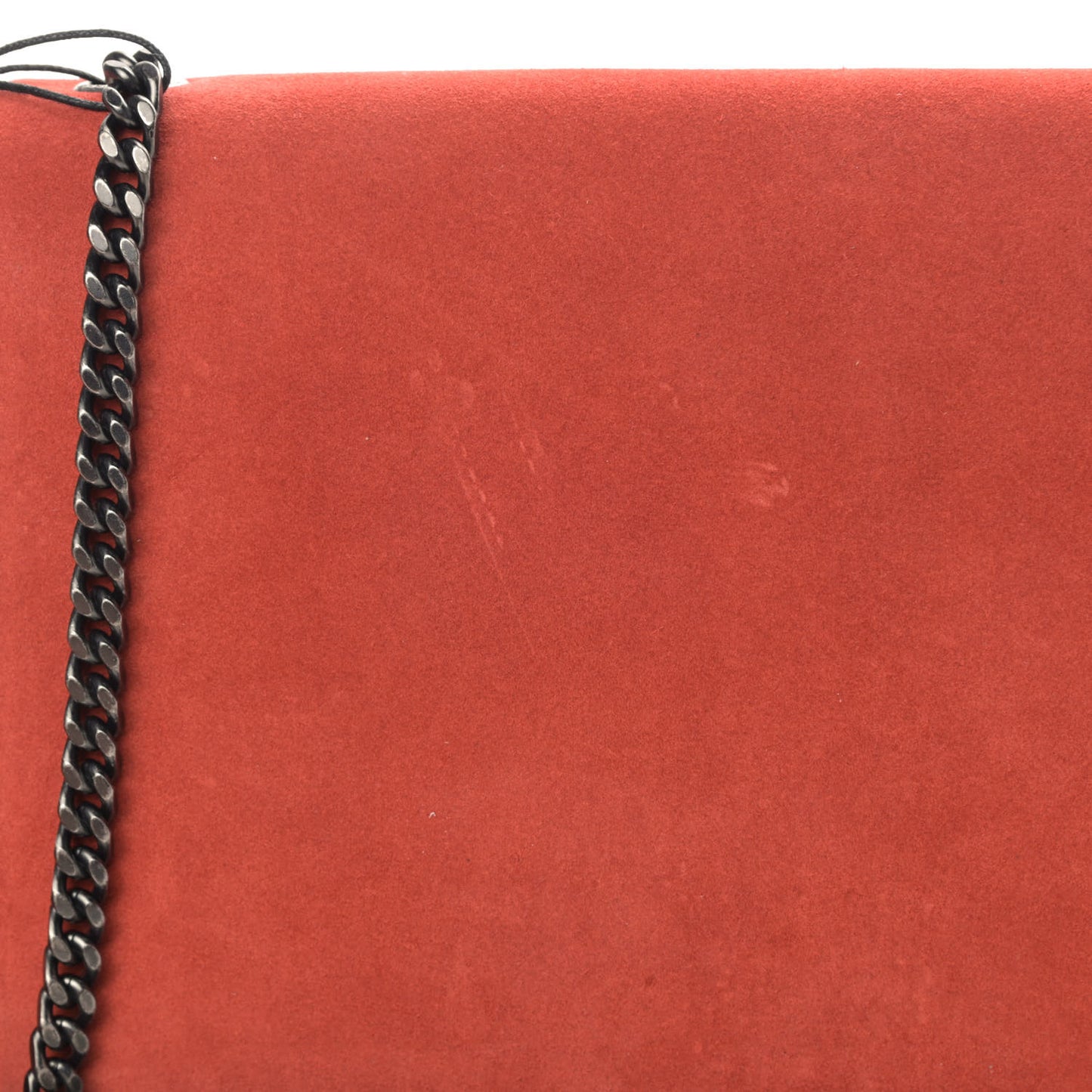 Suede Star Medium Classic Monogram Kate Satchel Red