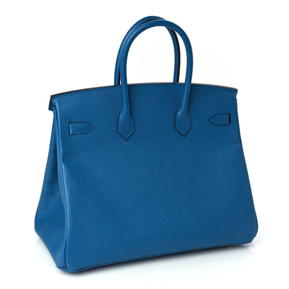 Hermes RESERVED -  Epsom Birkin 35 Bleu Izmir 2 of 9