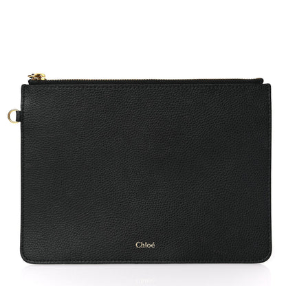 Chloe Smooth Grained Calfskin Aby Pouch Black 1 of 7