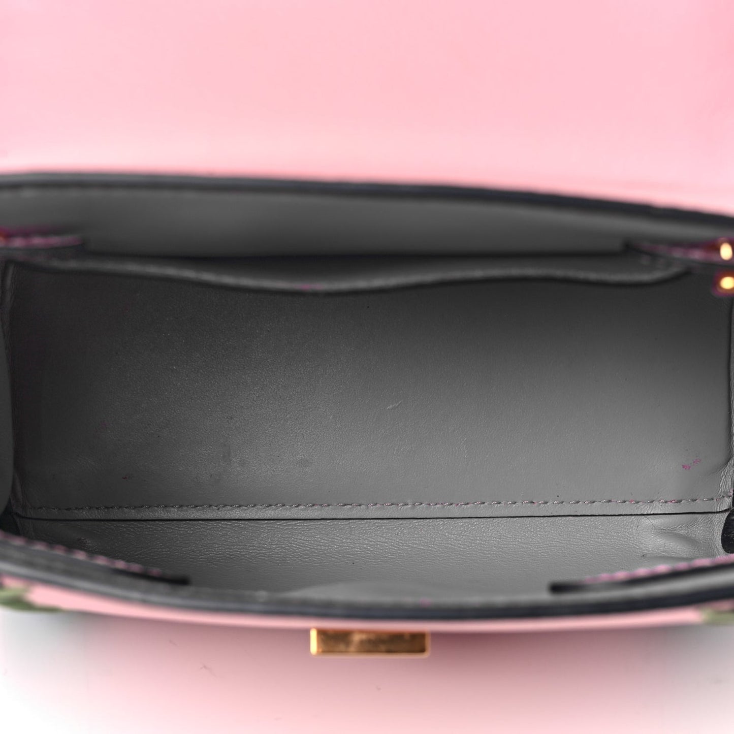 Calfskin Whipstitch La Medusa Top Handle Handbag English Rose English Rose