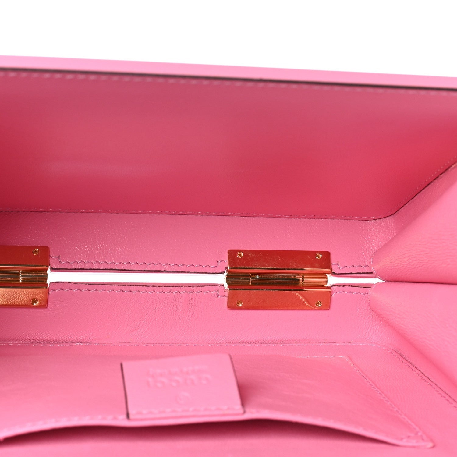 Gucci Plexiglass Mini Sylvie 1969 Top Handle Bag Pink 5 of 7