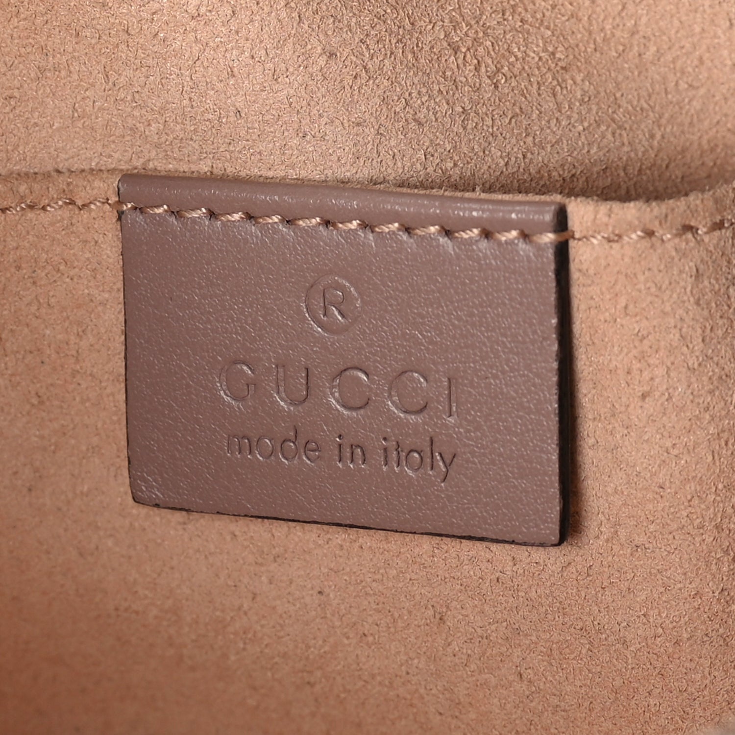 Gucci Calfskin Matelasse Mini GG Marmont Chain Shoulder Bag  Porcelain Rose 5 of 8