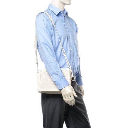 Louis Vuitton Taurillon Monogram Solar Ray Soft Trunk Powder White 2 of 11