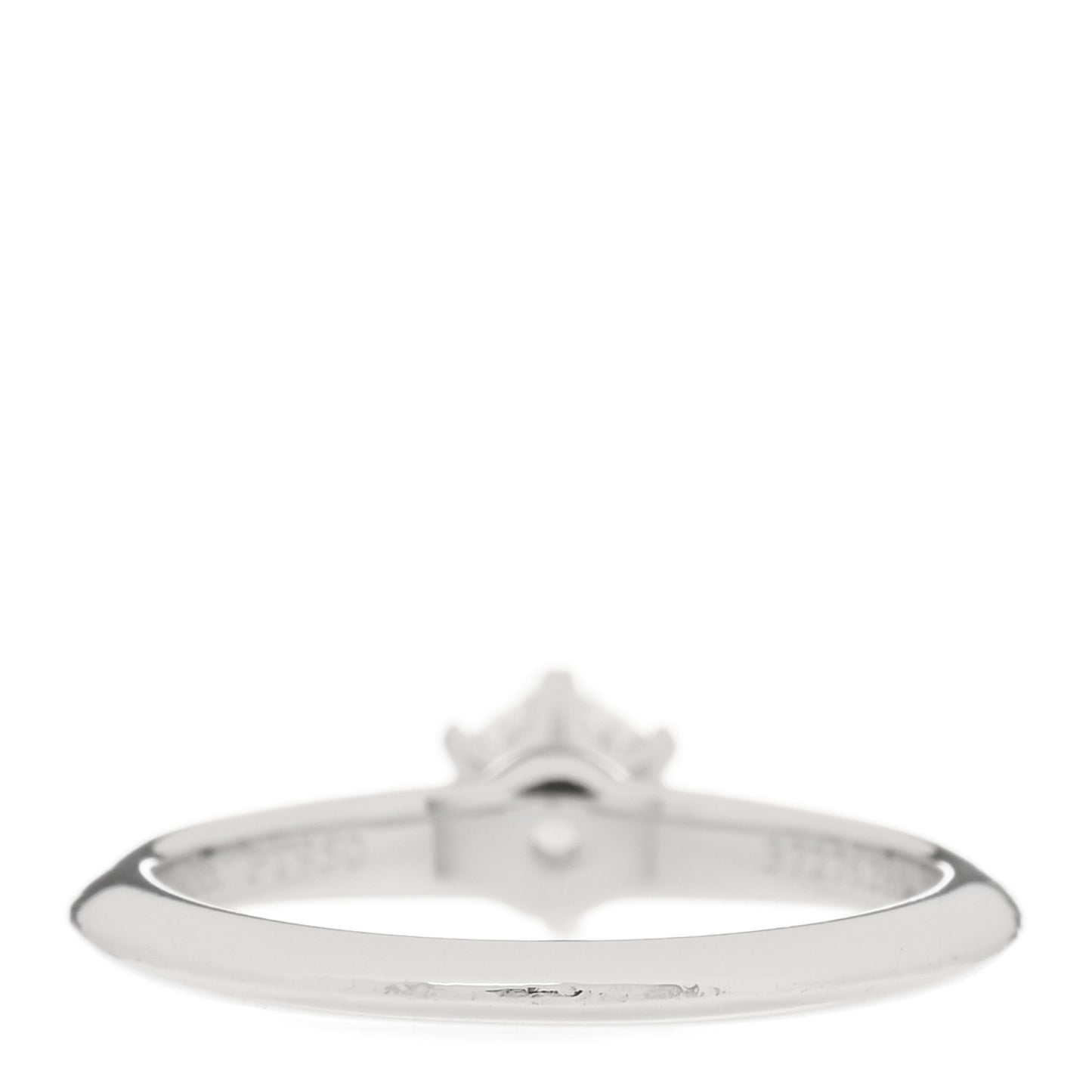 Platinum Diamond .39ct Solitaire Engagement Ring 49 5