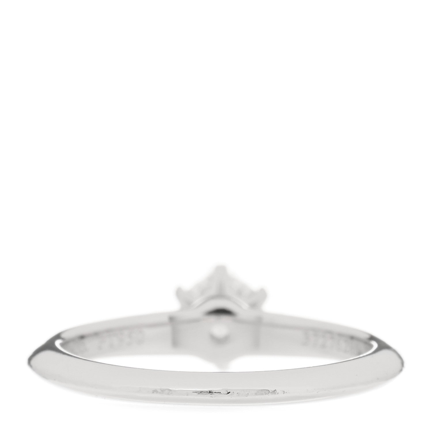 Tiffany Platinum Diamond .39ct Solitaire Engagement Ring 49 5 3 of 4