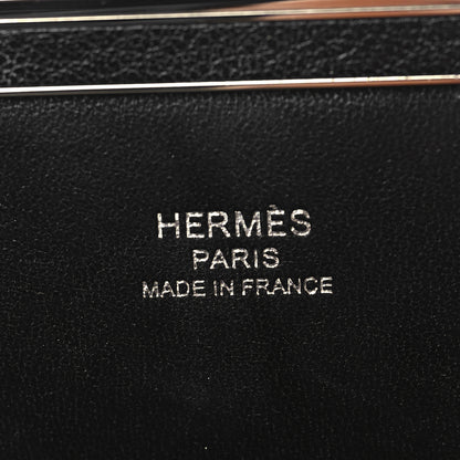 Hermes Chevre Chamkila Mors De Bride Bag Black 5 of 9