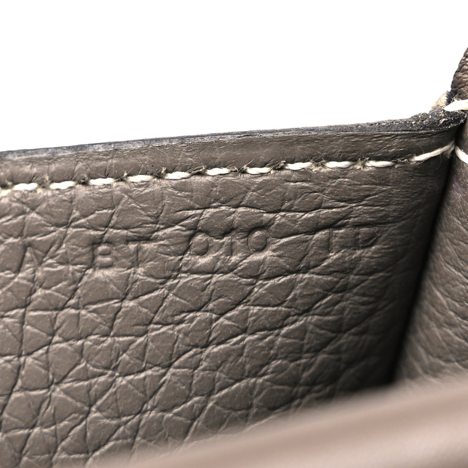 Hermes Taurillon Clemence Halzan 31 GM Etoupe 6 of 10
