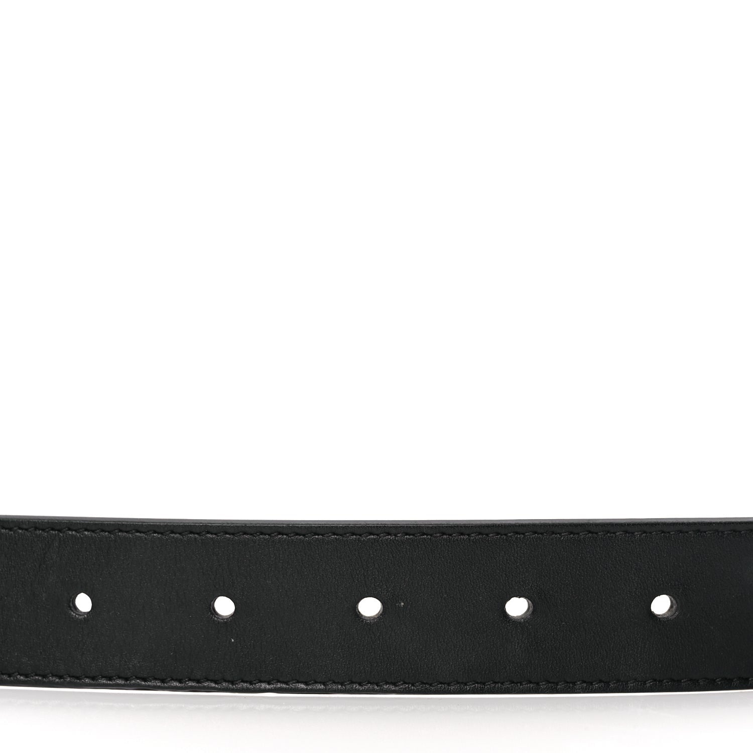 Gucci Calfskin Double G 30mm Belt 80 32 Black 5 of 5