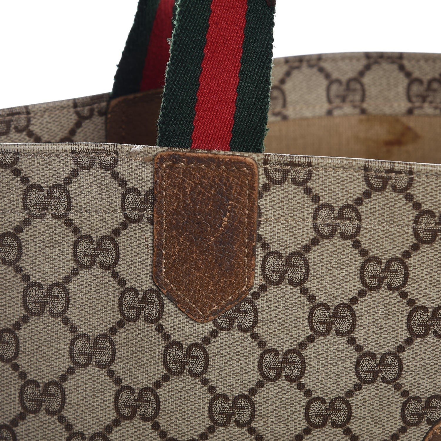 Gucci GG Plus Monogram Web Tote 12 of 15