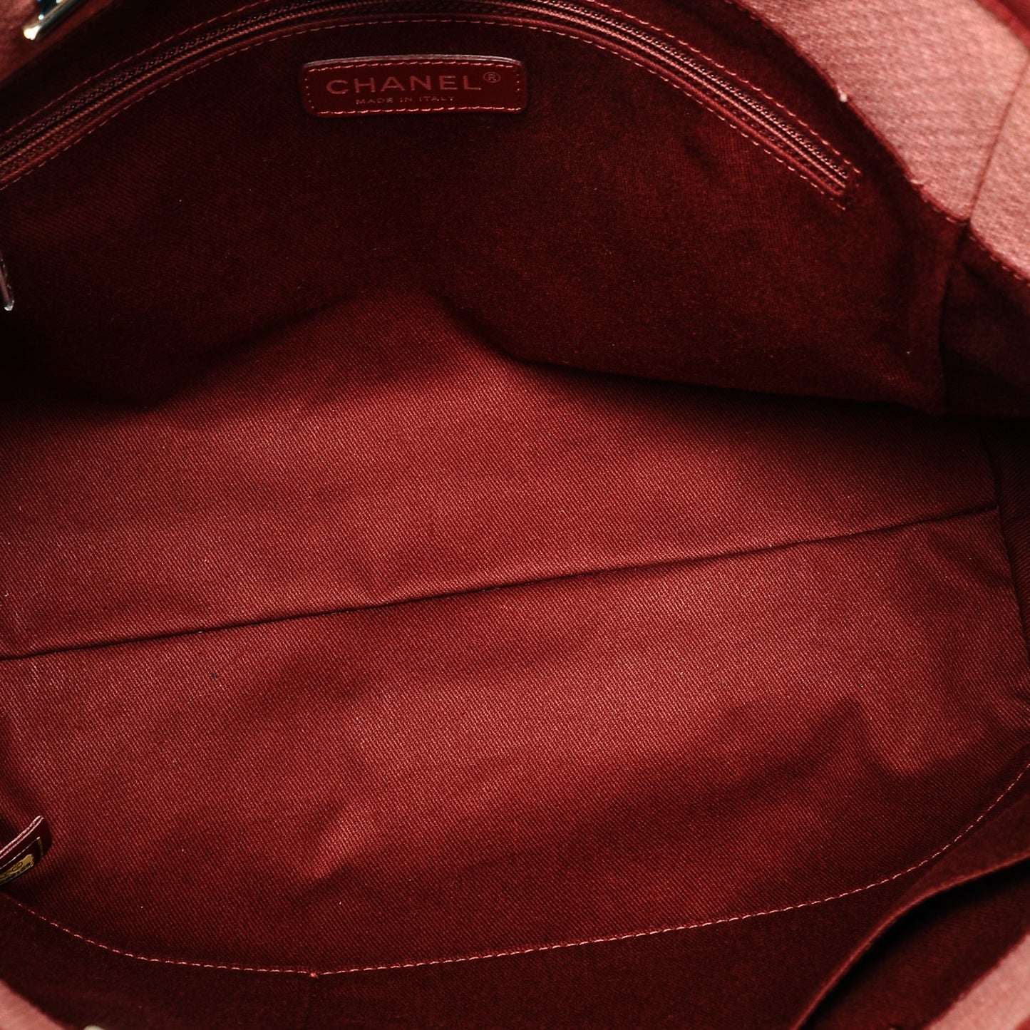 Canvas Small Deauville Tote Red