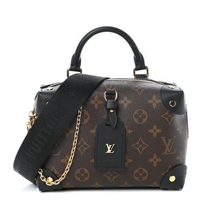 Louis Vuitton Monogram Petite Malle Souple Black 1 of 9
