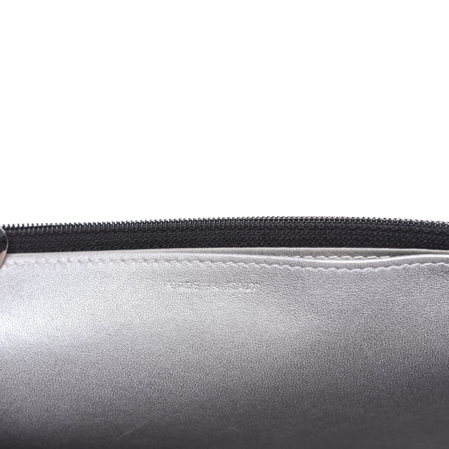 Lambskin Camellia Embossed Wallet on Chain WOC Black