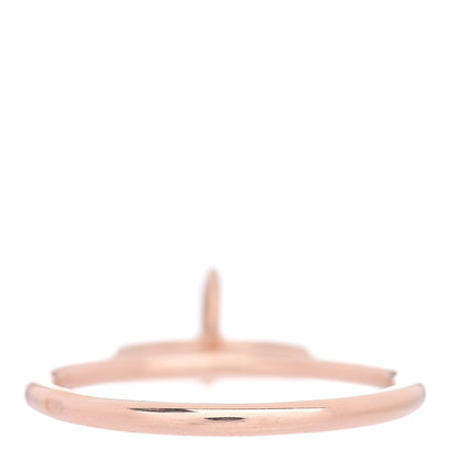 Hermes 18K Rose Gold Diamond Gambade Ring 49 4.75 4 of 6