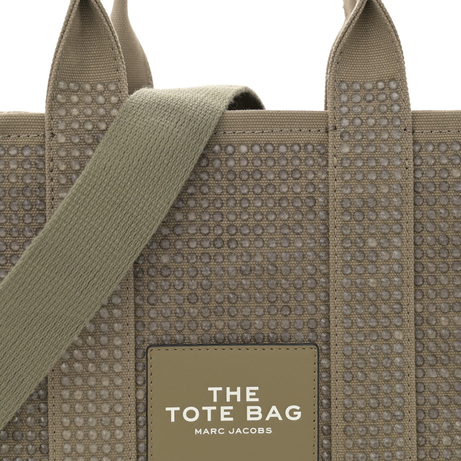 Marc Jacobs Crystal Canvas Small The Tote Bag Slate Green 8 of 12